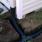 Downspout Drainage with ADS Flex